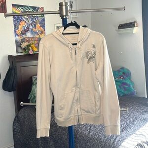 Woman’s y2k cream zip up